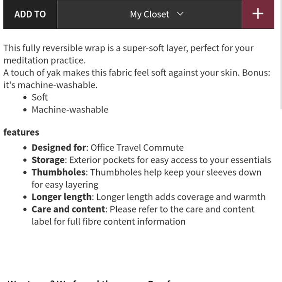 Lululemon Reversible Still Lotus Wrap size Small - Picture 2 of 10